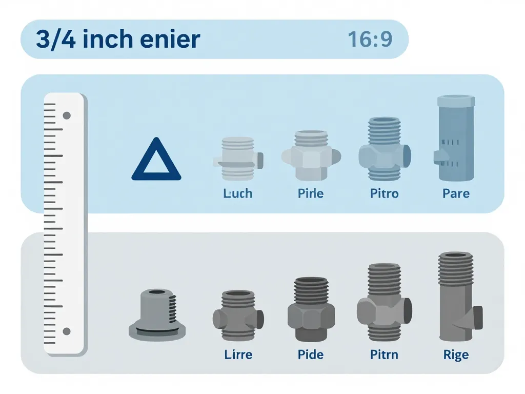Diagramme conversion 3/4 pouce mm filetage