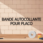 bande autocollante pour placo sur mur de plaques de plâtre