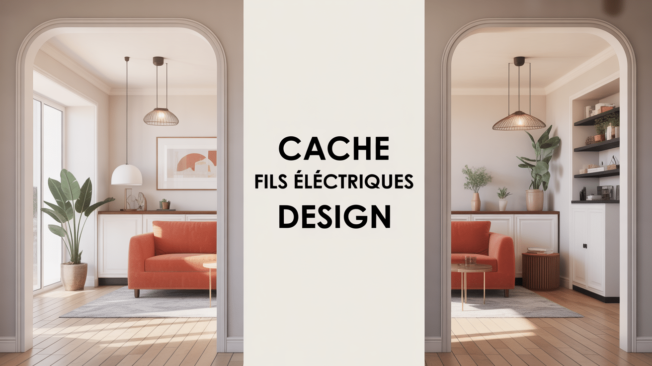 illustration cache fils electriques design interieurs modernes