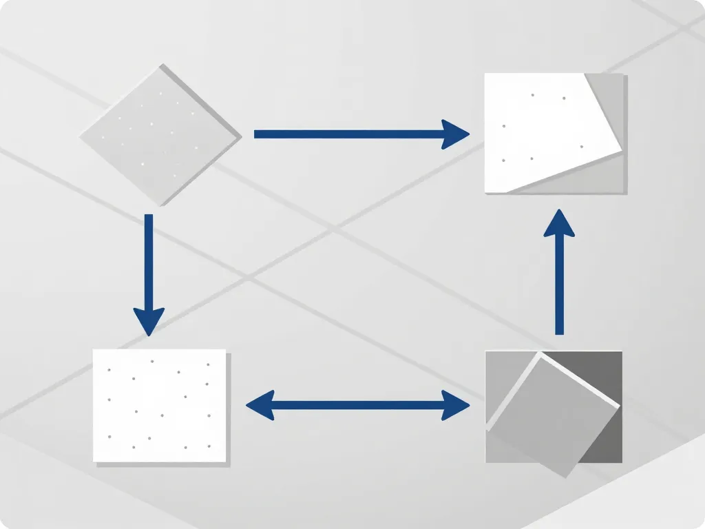 Méthode pas à pas pour coller des dalles au plafond
