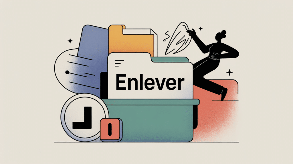 comment enlever actions taches fichiers comptes