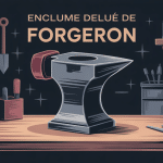 illustration Enclume forgeron atelier forge traditionnelle