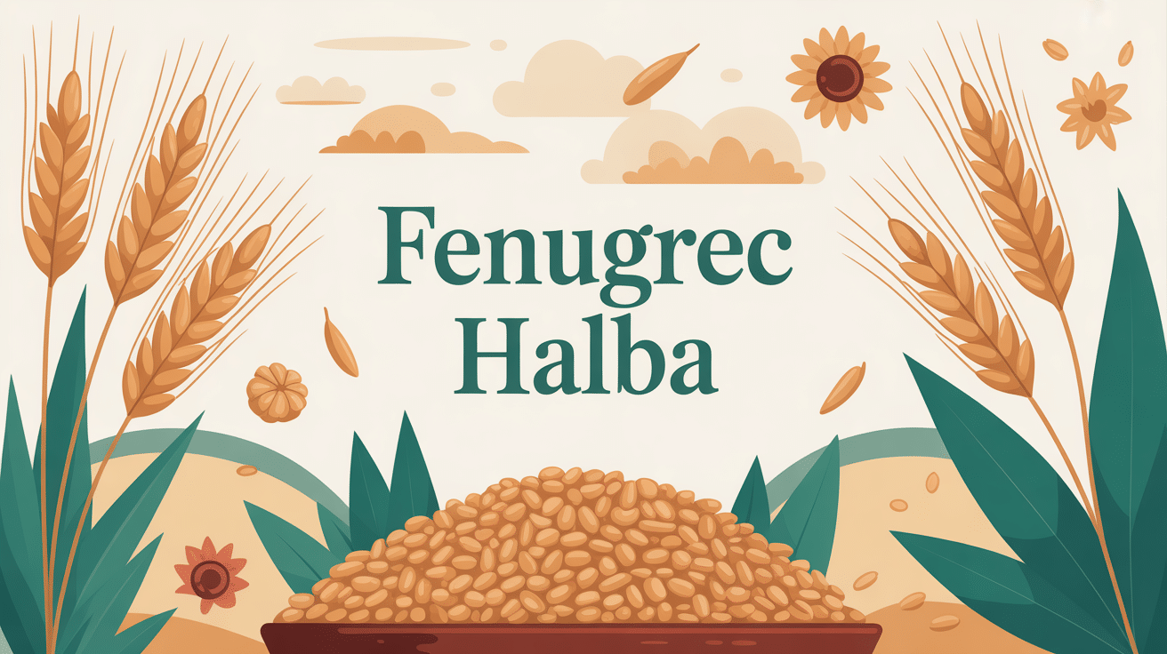 illustration fenugrec halba graines plante santé
