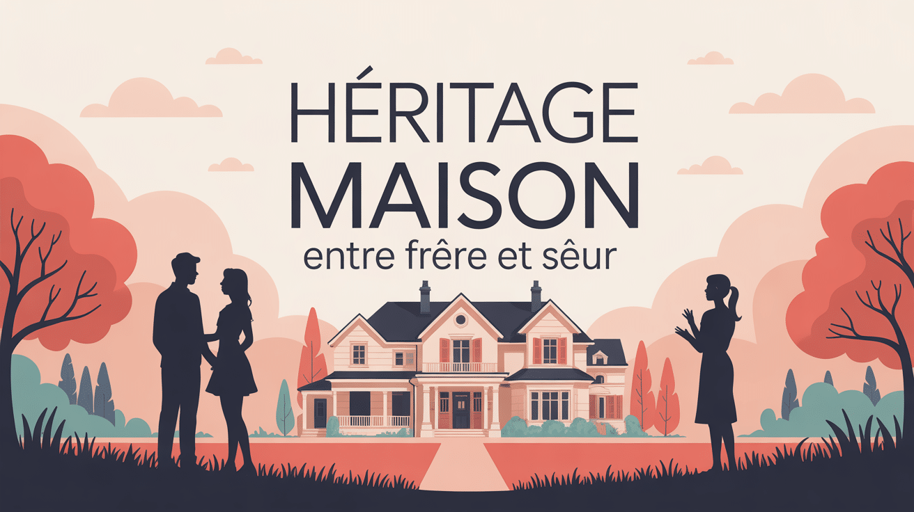 heritage d'une maison entre frere et soeur illustration maison familiale