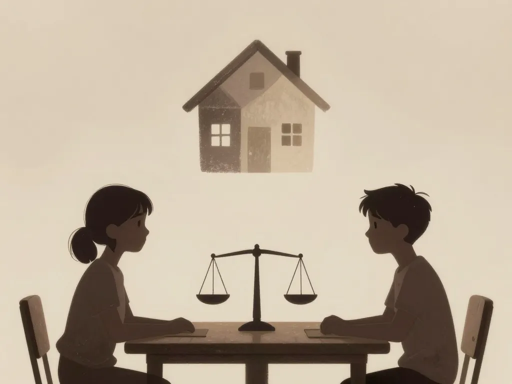 heritage d'une maison entre frere et soeur conflits mediation