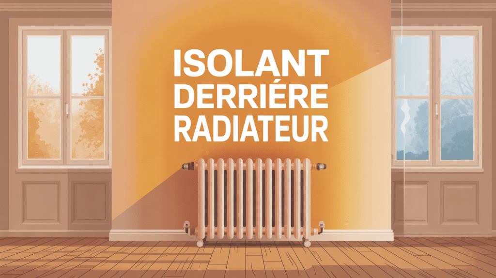 isolant derrière radiateur avis illustration maison ancienne