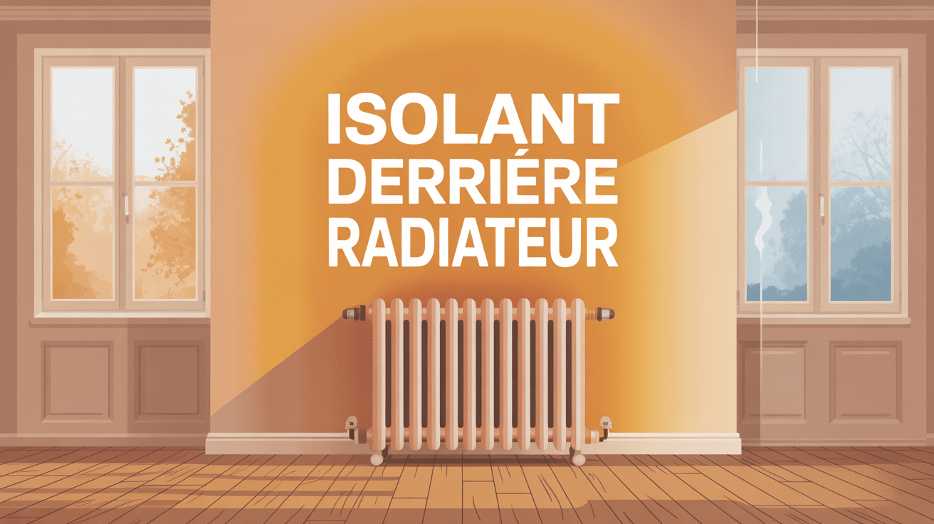 isolant derrière radiateur avis illustration maison ancienne