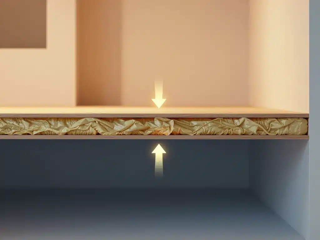 isolation plafond cave schema confort thermique