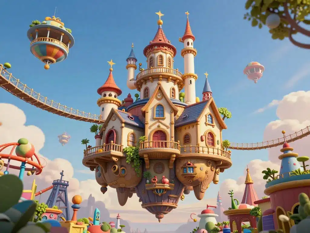 manoir suspendu thématique parc et escape game