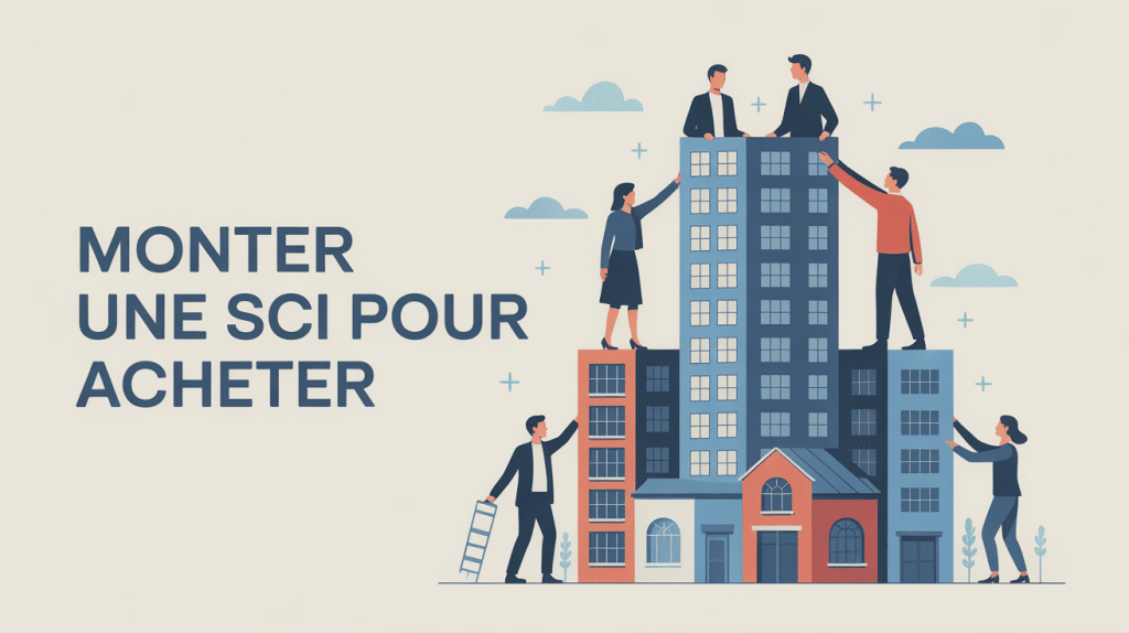 Monter une SCI pour acheter, visuel de groupe formant une société immobilière