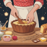 préparation pan dulce maison sur table festive