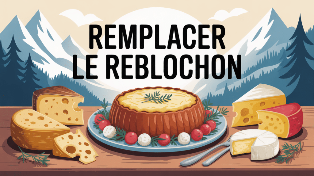 par quoi remplacer le reblochon plat gratiné sans reblochon