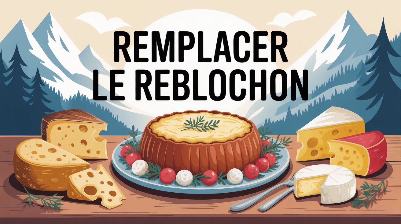 par quoi remplacer le reblochon plat gratiné sans reblochon