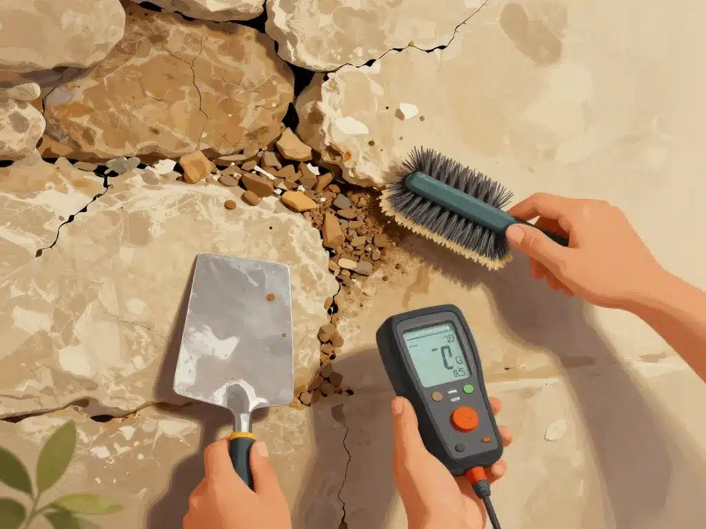 preparation pose placo sur mur ancien