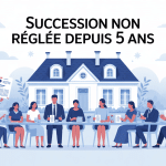 succession non faite depuis 5 ans maison famille document officiel