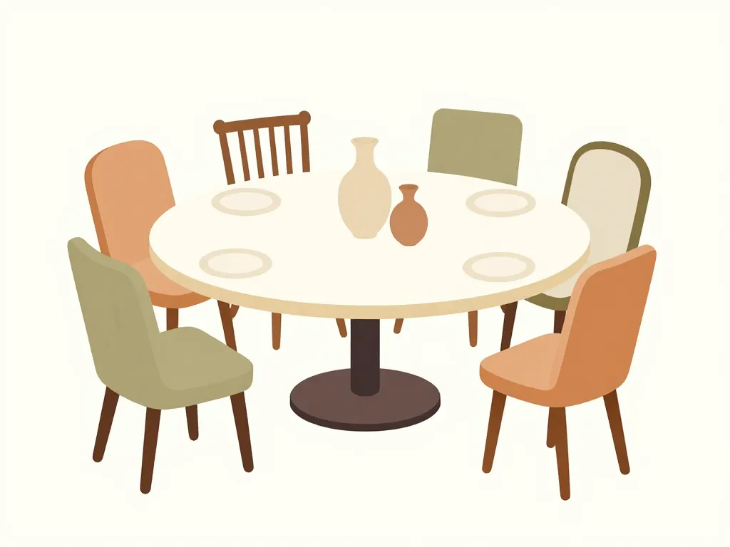 table ronde 150 cm combien de personnes influence chaise et pieds