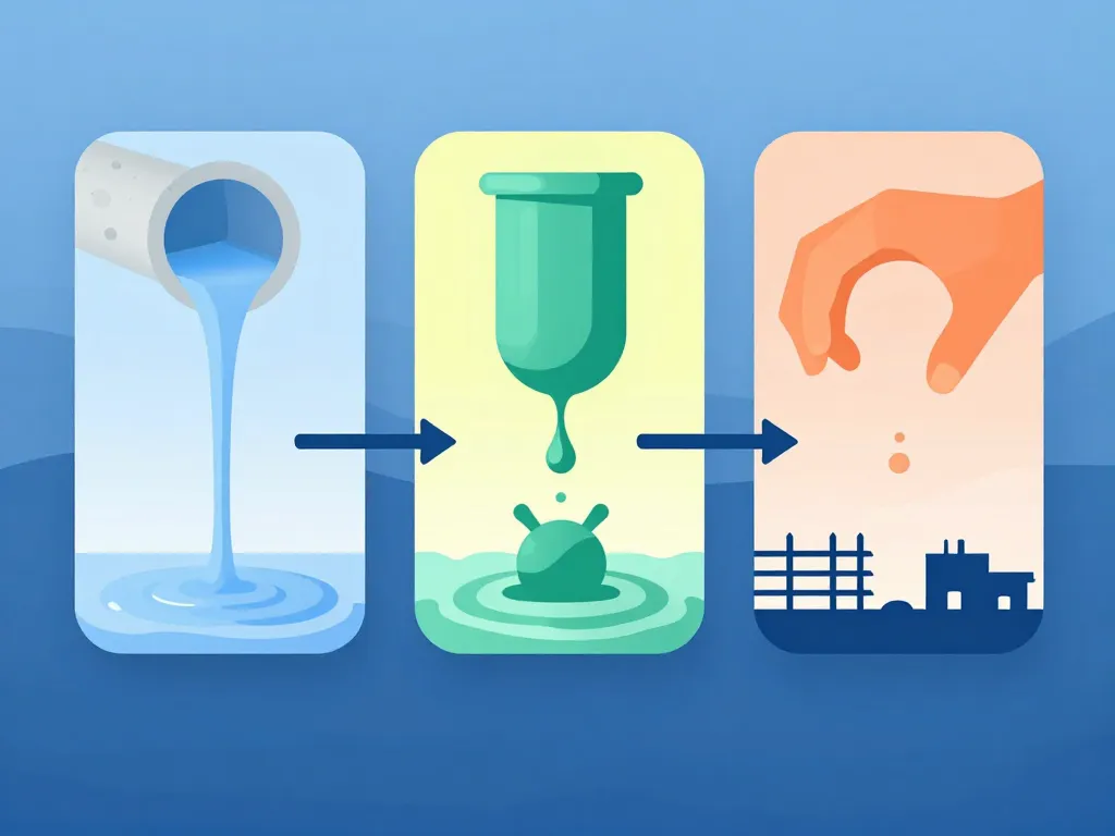Diagramme conceptuel temps de sechage beton phases clés