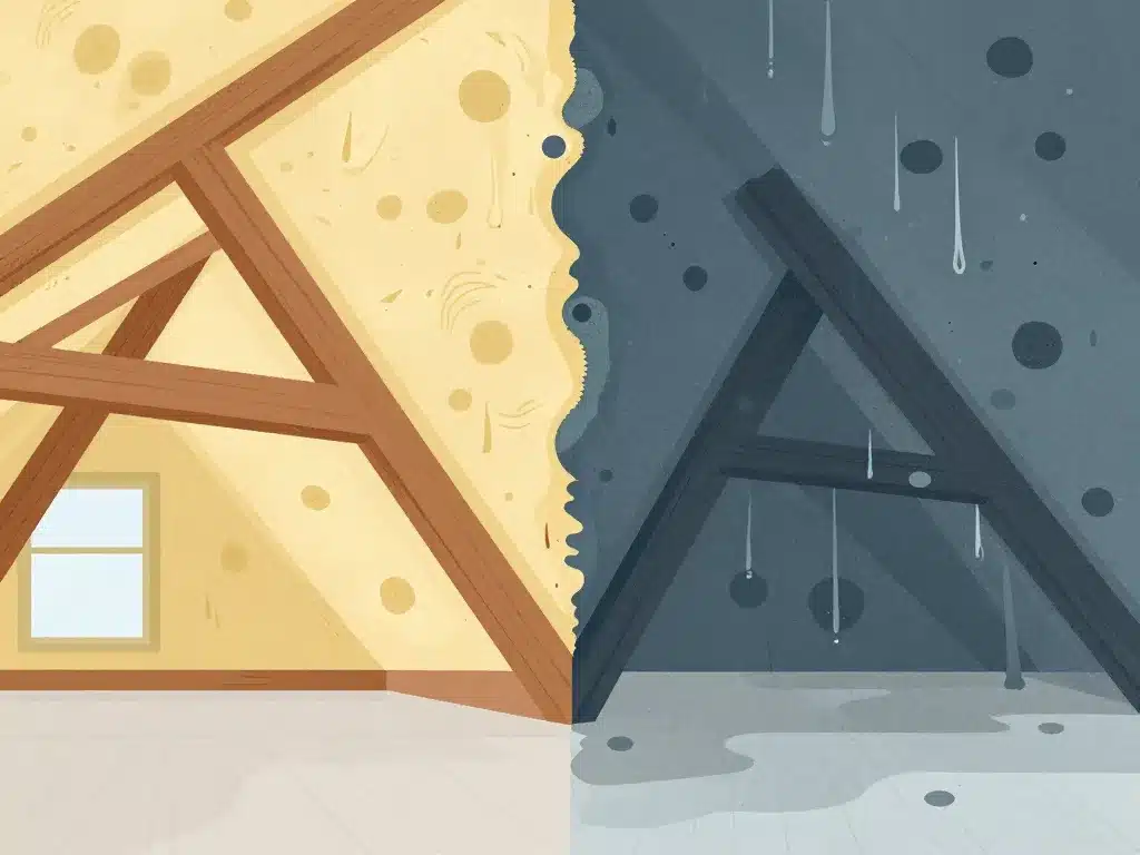 risques ventilation combles perdus humidité moisissures