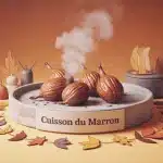 Cuisson du marron au four à 200°C, 20 minutes, chair fondante