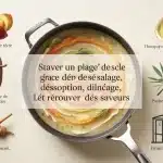 Dessaler un plat : méthodes pour sauver un dîner trop salé