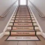 Moquette escalier antidérapante pour sécurité et isolation phonique