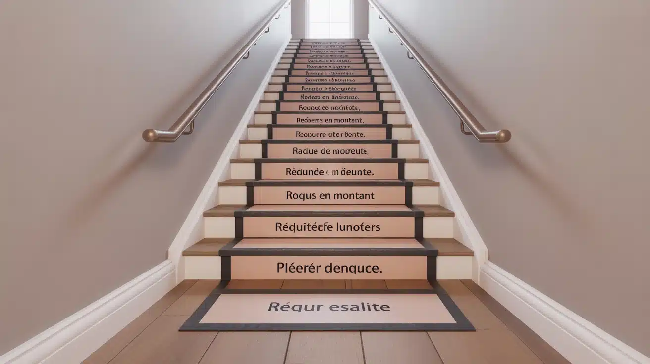 Moquette escalier antidérapante pour sécurité et isolation phonique