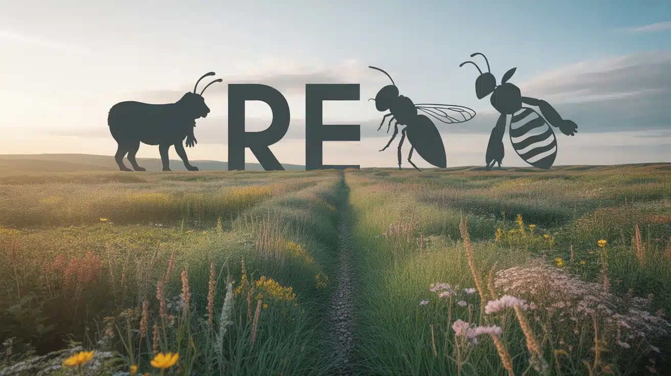 Prairie fleurie au jardin durable avec fauche annuelle