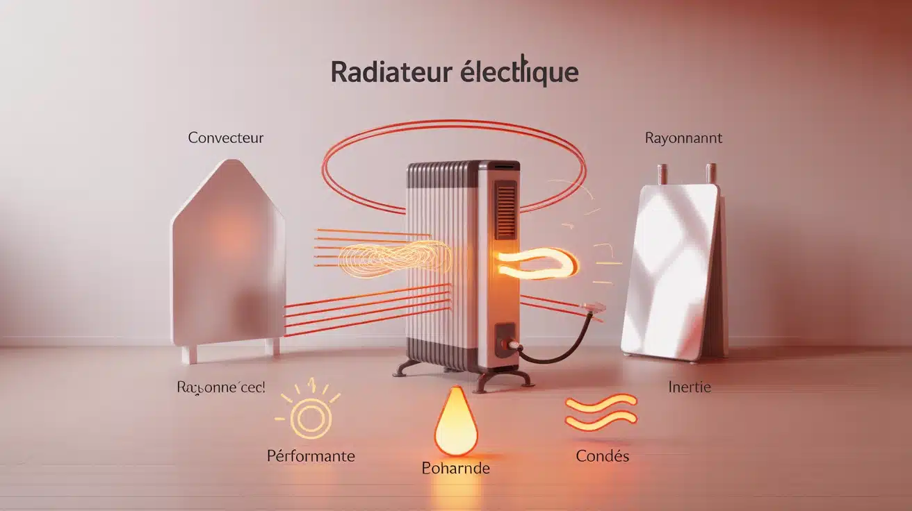 Radiateur électrique moderne, confort et économies
