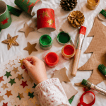 Bricolage de Noël pour petit de 2 ans sur table