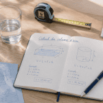 calcul volume d eau carnet et outils
