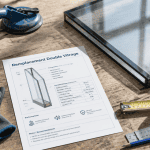 Changer un double vitrage vue atelier outils