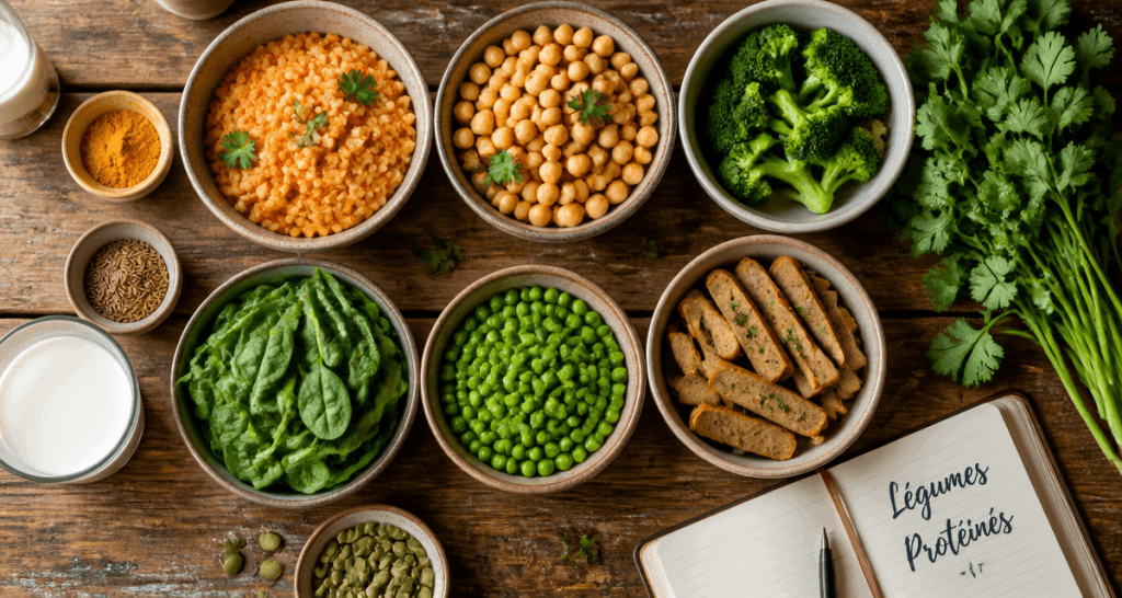 legumes riches en proteines bol brocolis seitan