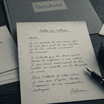 modèle de lettre pour un notaire vue bureau