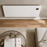 panneau rayonnant 2000w sur mur salon