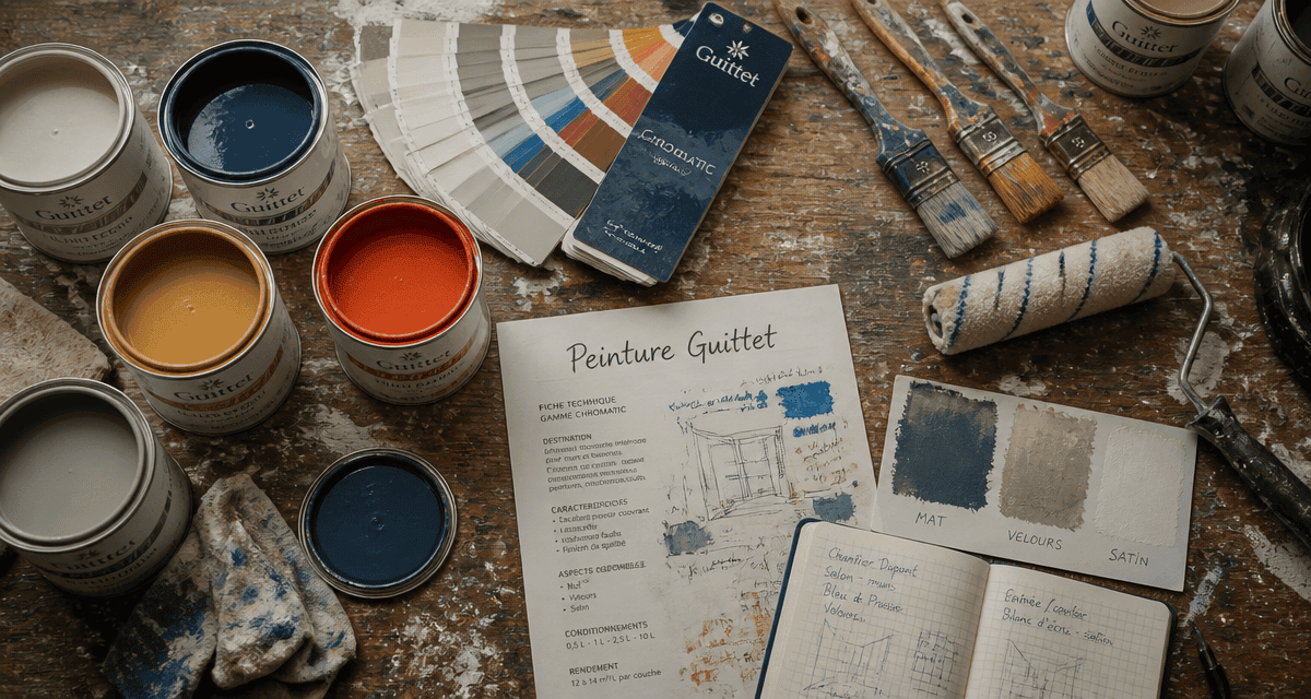 atelier peinture guittet nuancier et outils