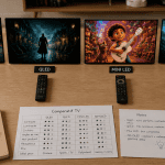 quelle technologie tv choisir comparatif visuel oled qled