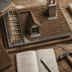 top toiture outils artisan maquette tuiles