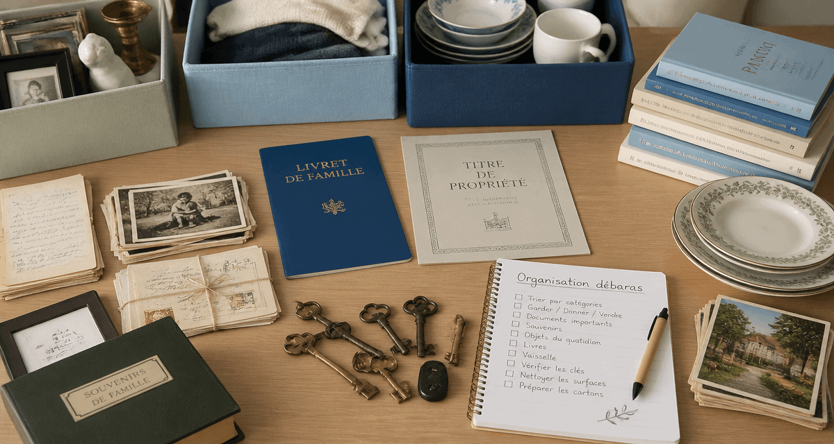 Vider maison, tri et organisation objets