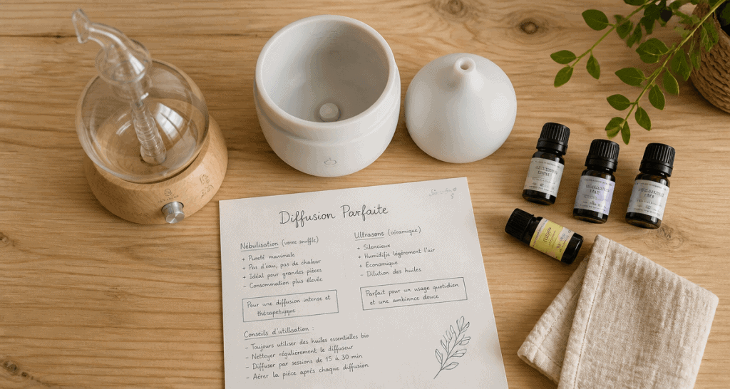avis sur diffuseur huiles essentielles nébulisation et ultrasons