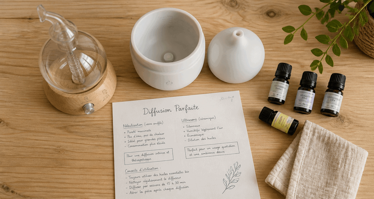 avis sur diffuseur huiles essentielles nébulisation et ultrasons