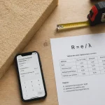 Calculette Homatherm résistance fibre de bois : calculez R = e / λ