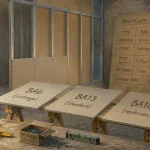 Épaisseur placo : BA6 BA13 BA18 sur cloison