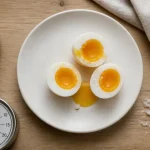 Œuf mollet : jaune coulant, temps de cuisson 6 minutes