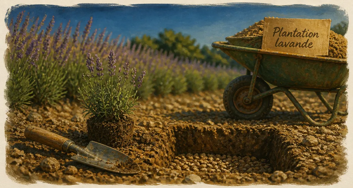 Quand planter la lavande : plantation et reprise réussie, plant en motte