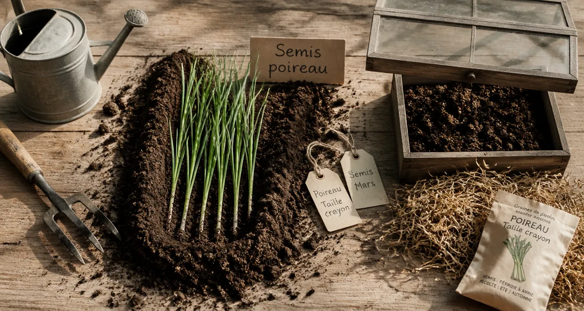 Quand planter les poireaux : jeunes plants en terre, semis et calendrier