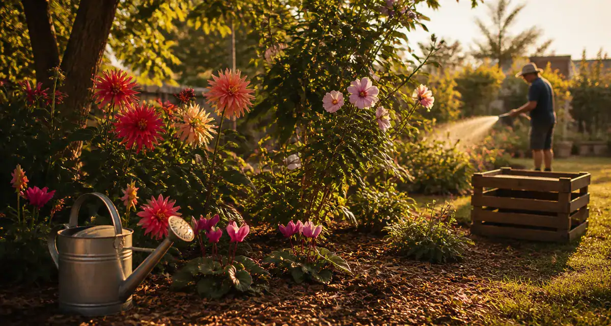 Que planter en juillet août fleurs massif coloré