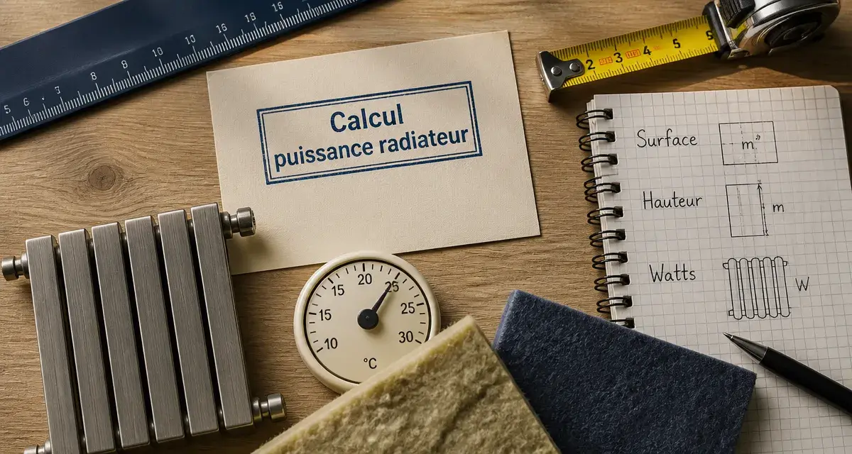 Quelle puissance radiateur par m2 : calcul des besoins réels