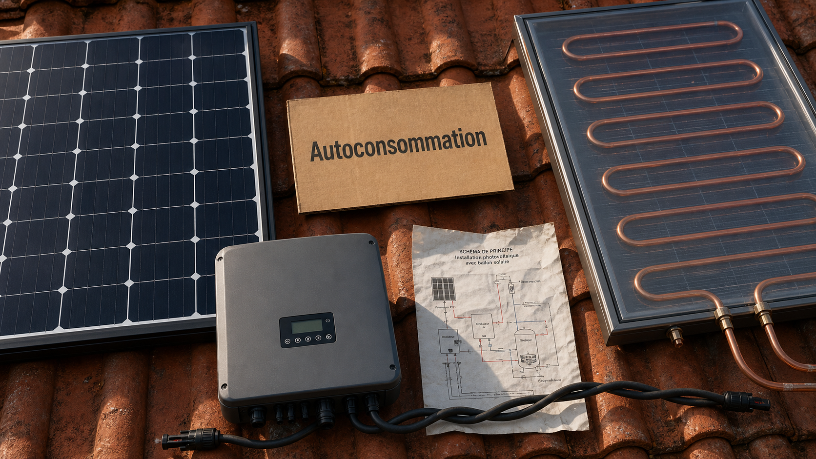 A quoi sert un panneau solaire : panneaux photovoltaïque et thermique sur toiture
