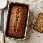 Banana bread ultra moelleux aux bananes noires et buttermilk, tranche moelleuse