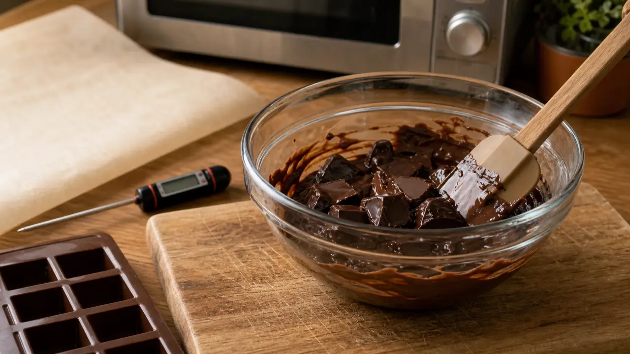 Comment faire fondre du chocolat au micro ondes sans le brûler, chocolat noir fondu au micro-ondes